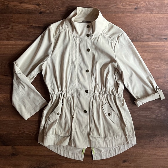 Lilla P Jackets & Blazers - 🌿 LILLA P Beige Lightweight Spring/Summer Jacket – Size L